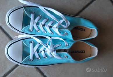 Scarpe converse azzurre