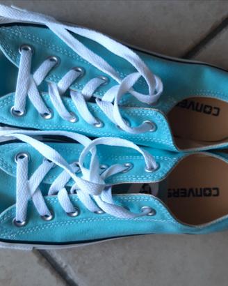 Scarpe converse azzurre