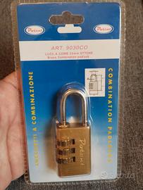 Lucchetto a combinazione Potent 30mm Ottone Nuovo