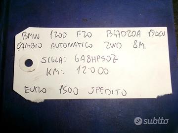 Cambio automatico 2wd 8 m bmw 1200 f20
