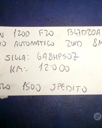 Cambio automatico 2wd 8 m bmw 1200 f20