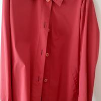 Impermeabile donna doubleface rosso/blu 