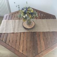 Runner/Decorazione da tavolo in Juta