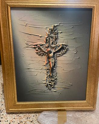 Quadro Cristo in rilievo