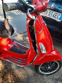 Vespa 125 sprint incidentata