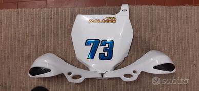 tabella portanumero e paramani motocros