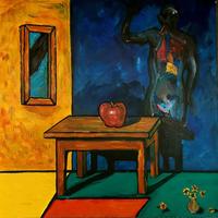 Quadro ad acrilici "L'ombra riflessa "