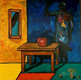Quadro ad acrilici "L'ombra riflessa "