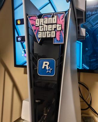 Frontalino Cover Frontale Ps5 fat  a tema GTA 6