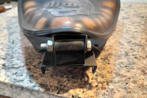 sella chopper/bobber in cuoio artigianale 