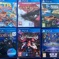 Lotto Giochi Playstation PS4 - 4 giochi