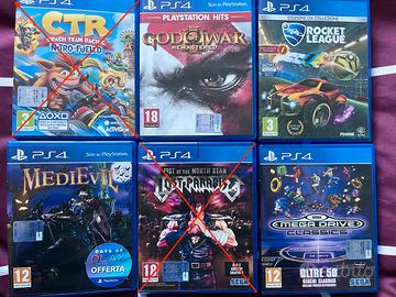 Lotto Giochi Playstation PS4 - 4 giochi