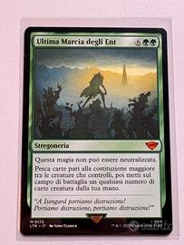 MTG Ultima Marcia degli Ent Il Signore degli Anell