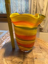 Vaso fazzoletto Murano