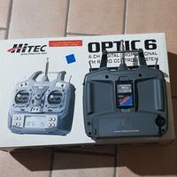 Radiocomando per aeromodellismo Hitec Optic 6 ch