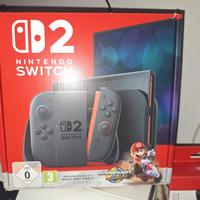 NINTENDO SWITCH2 +3 JOYCON  +2GIOCHI +WHEEL