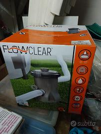 POMPA BESTWAY FLOW CLEAR + PISCINA INTEX + RETINO