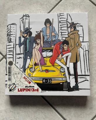 Lupin III - quadro canvas 25 x 25