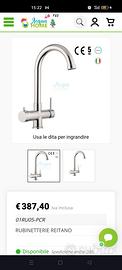 rubinetto miscelatore cinque vie per depuratore 