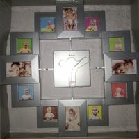 orologio con portafoto nuovo