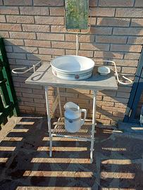 Antico catino completo 