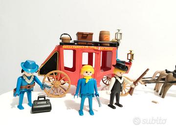 Playmobil anno 1976 carrozza ,cowboy,indiani RARO