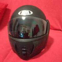 Casco moto modulare Lem progeny nero