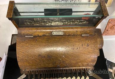 Registratore di cassa vintage National fine '800