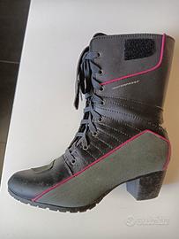 stivaletto stivale scarpe donna moto