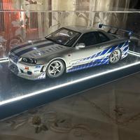 Nissan skyline GT-R 34 1:8 -Altaya