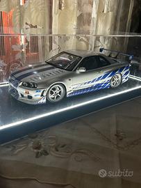 Nissan skyline GT-R 34 1:8 -Altaya
