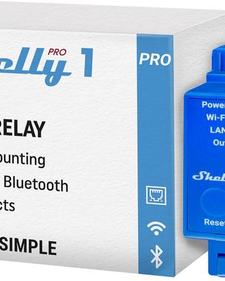 Shelly Pro 1 Wi-Fi & LAN Smart Switch Single Phase