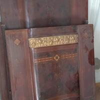 Letto d’epoca fine ‘800 in ferro decorato