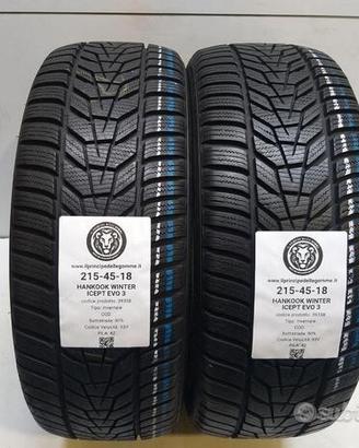 2 gomme 215 45 18 hankook a39358