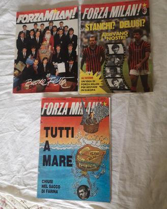 rivista Forza Milan 1986