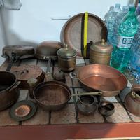 Casalinghi in rame vintage 