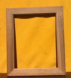 Cornice noce massello artigianale anni 80 - 65x54