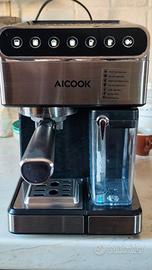 Aicook macchina da caffè espresso e cappuccino aut
