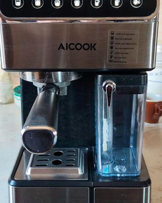 Aicook macchina da caffè espresso e cappuccino aut