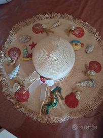 Cappello decorativo mare