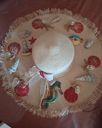 Cappello decorativo mare