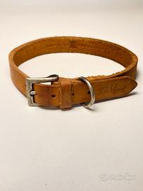 Collare cane DaVinci vera pelle ingrassata 45 cm