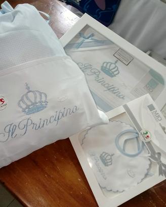 Set Neonato "Il Principino" MIO PICCOLO - Nuovo