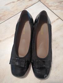 Scarpe Décolleté F.lli Tomasi di pelle e camoscio