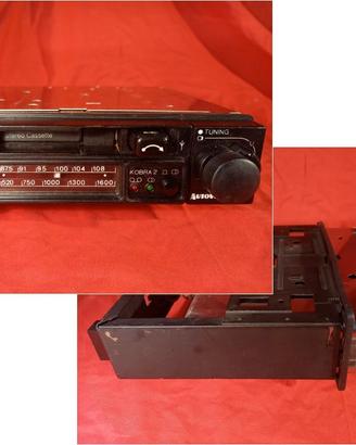 Autoradio vintage AUTOVOX 739 KOBRA2 con plancia