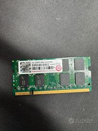 Sodimm 2GB DDR2 Trascend