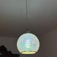 Lampadari in vetro cangiante a boccia nuovo