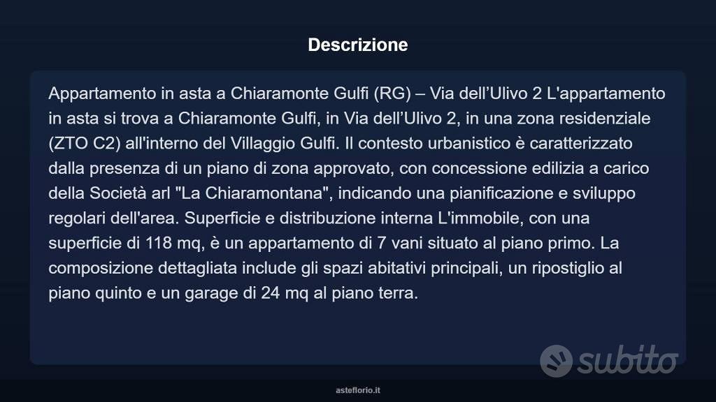 Appartamento – Chiaramonte Gulfi, Villaggio Gulfi - Vista 3