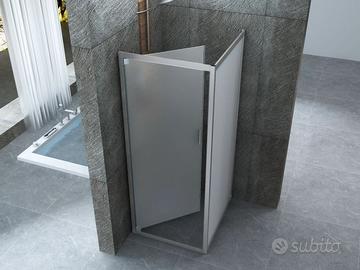 Box Doccia 2 lt Fisso + Battente Pivotante