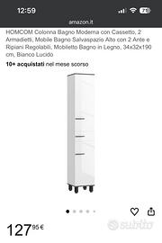 Mobile bagno nuovo